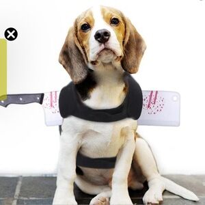 Cross-Body knife Pet Costume, Size Medium